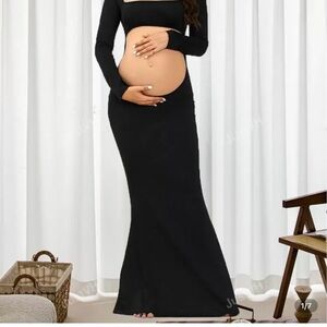 Black Maternity Dress
